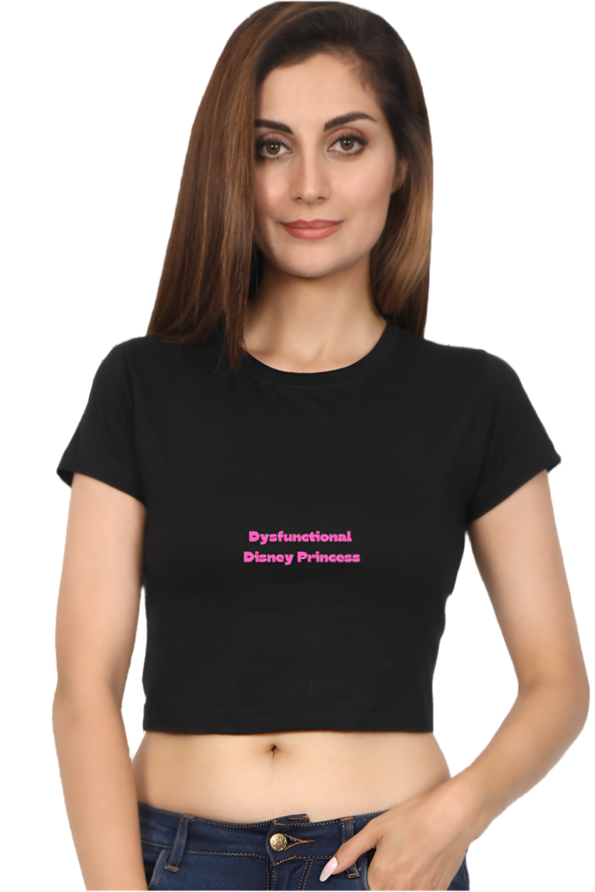 Dysfunctional Disney Princess Crop Top